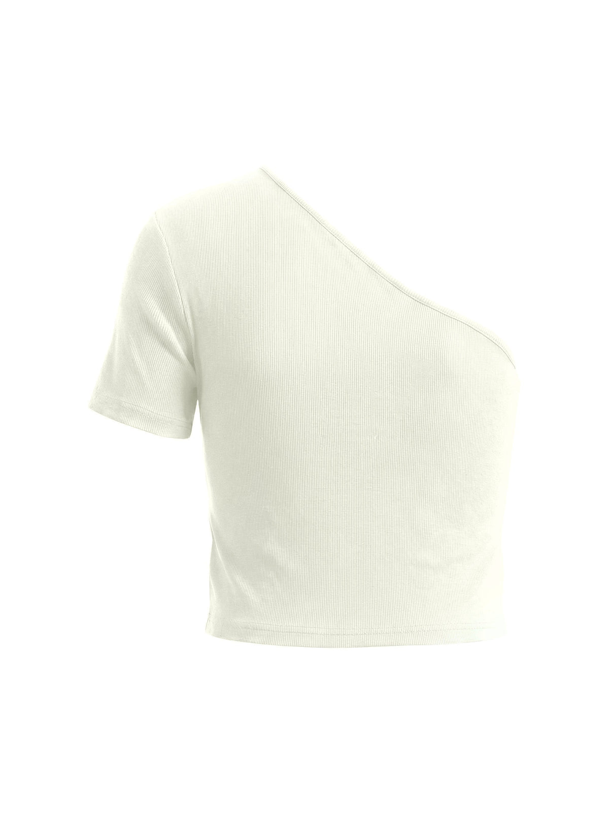 Women's One-Shoulder Crop T-Shirt