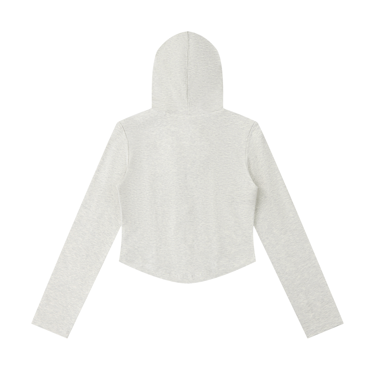 Women's Slim Cropped Full Zip Hoodie