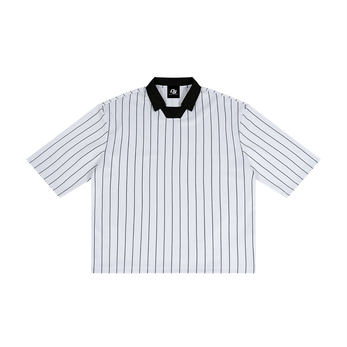 Unisex Pinstripe Collared Soccer Jersey