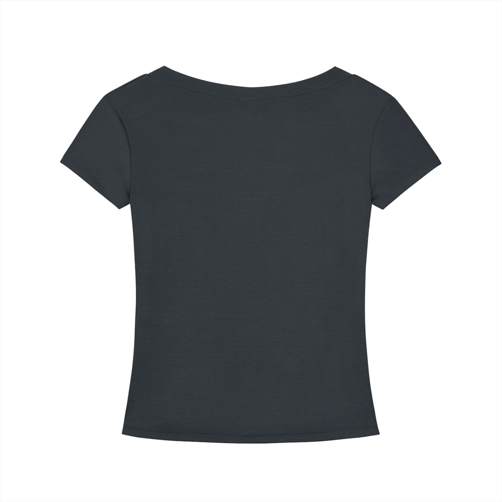 Women’s Tencel Slim Fit V-Neck T-Shirt