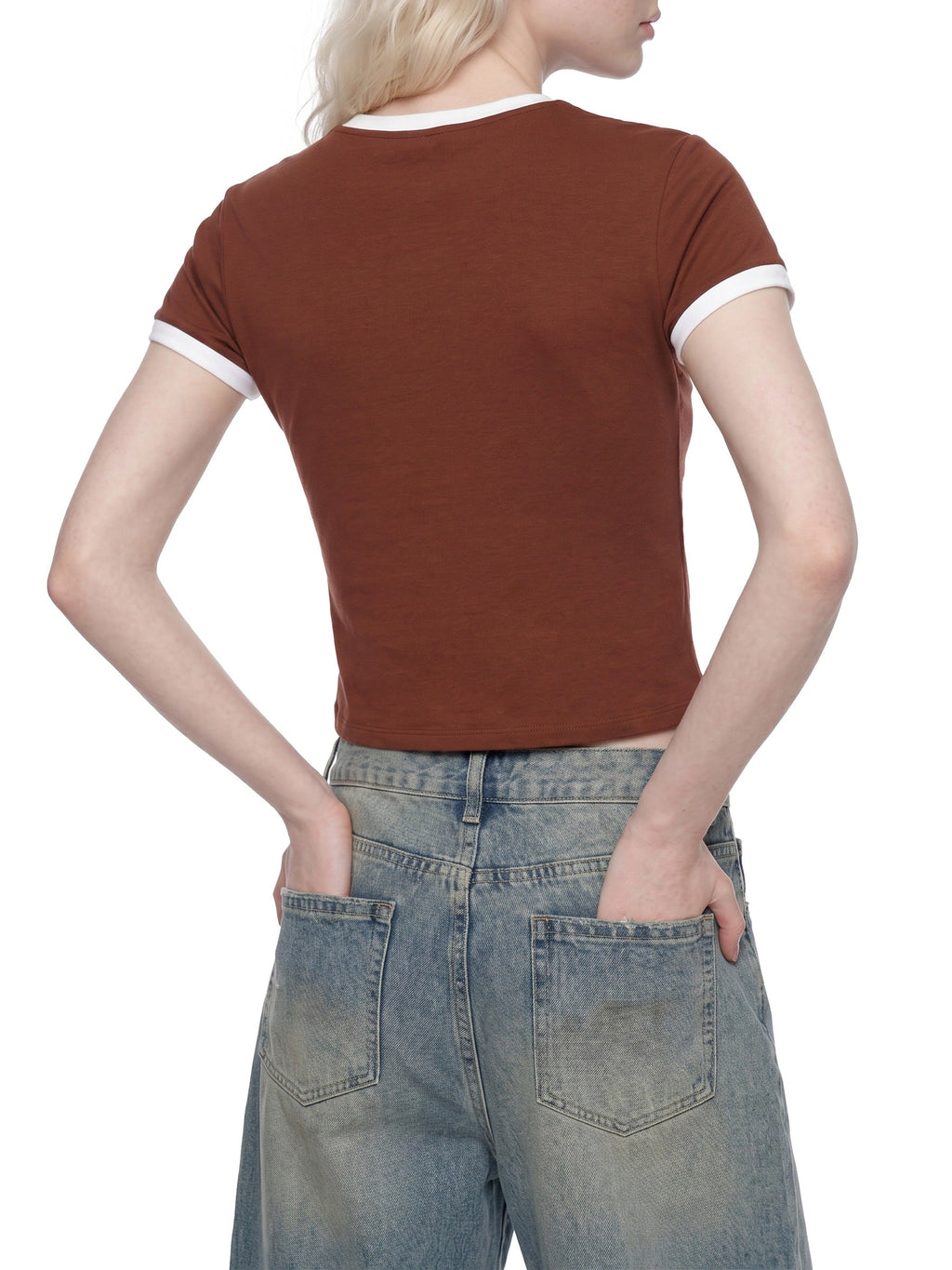 Women's Slim Color Block T-Shirt