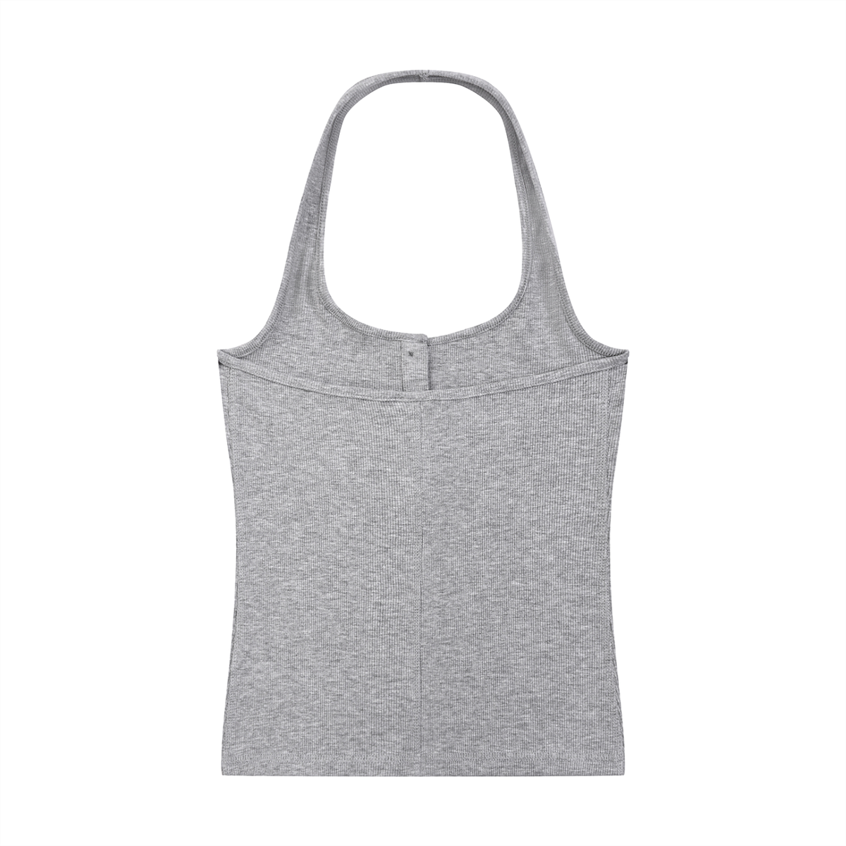 Women's Ribbed Henley Tank Top