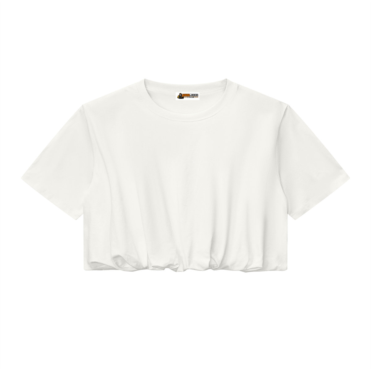 Women’s Crop Bubble Hem T-Shirt