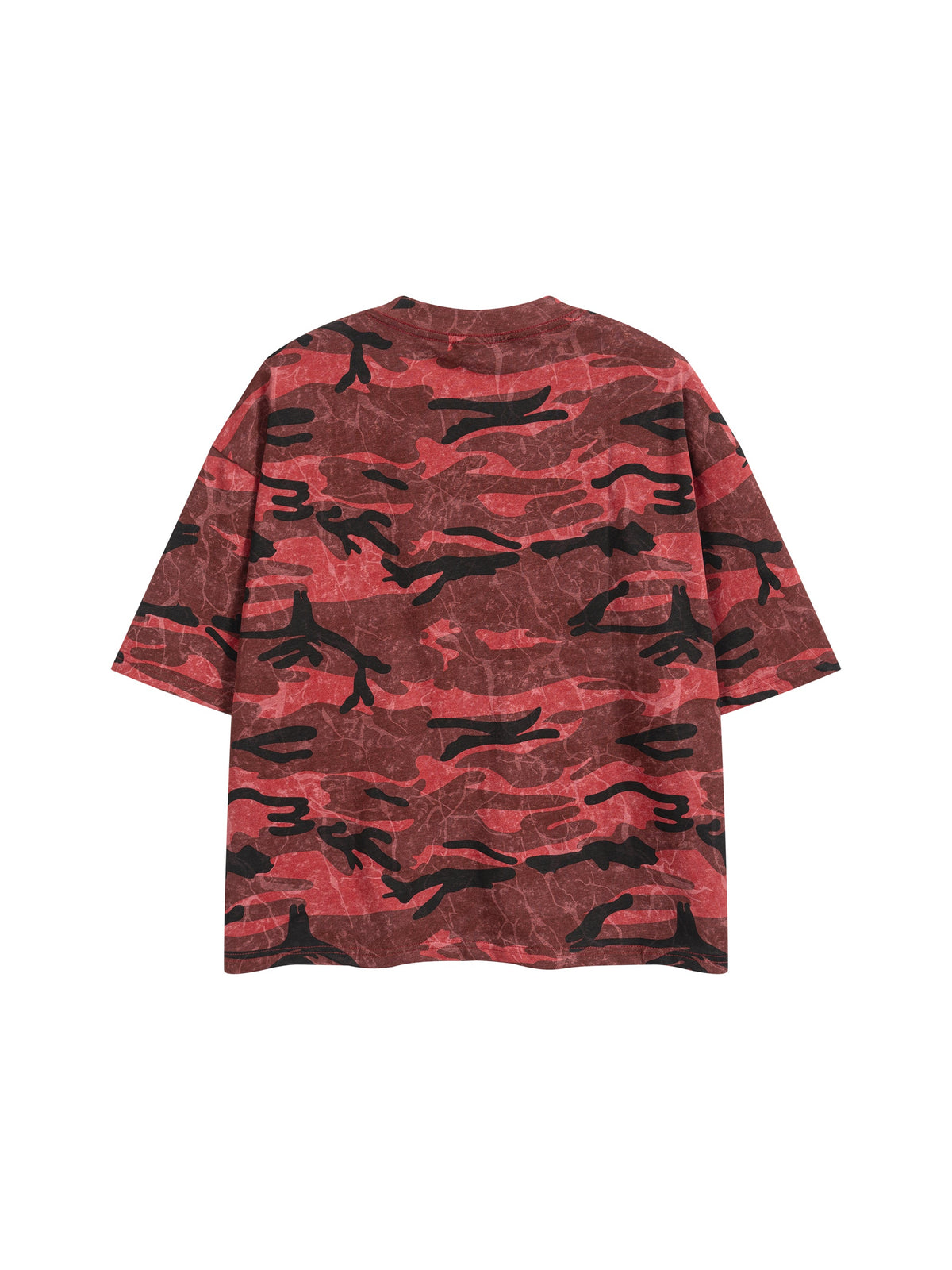 Unisex Boxy Camo Print T-Shirt