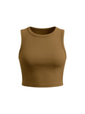 Women's Tight Crewneck Crop Tank Top