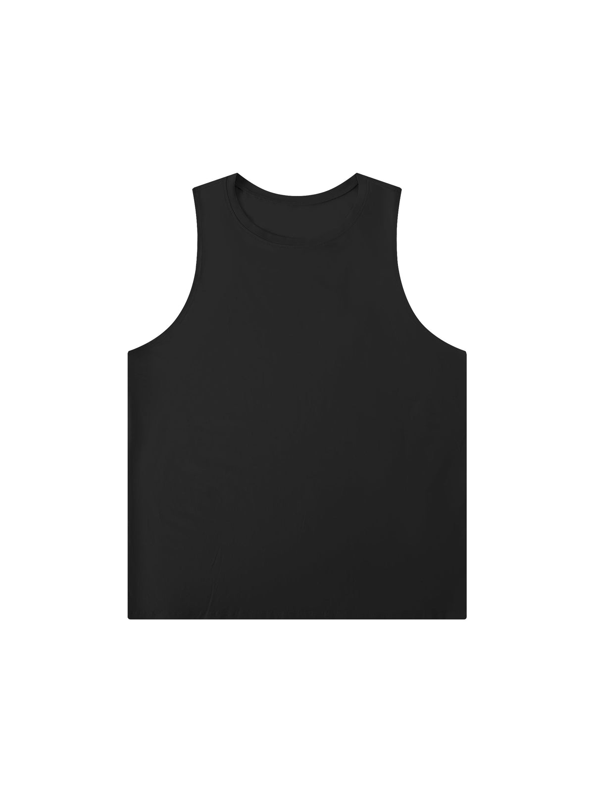 Men's Solid Colour Crewneck Tank Top