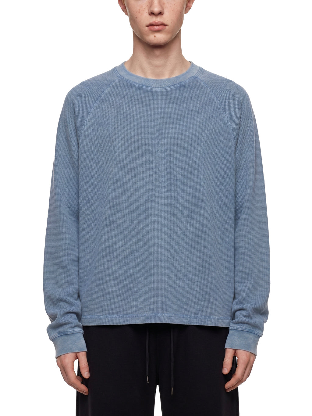 Unisex Vintage Wash Boxy Waffle T-Shirt