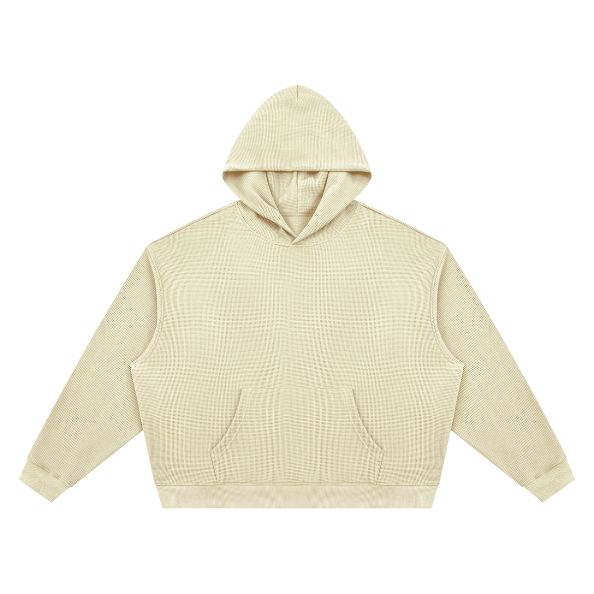 Unisex Waffle Boxy Hoodie