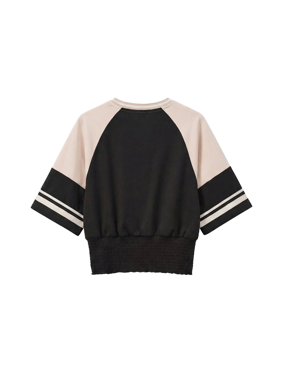 Women's Color Block Ruched T-Shirt