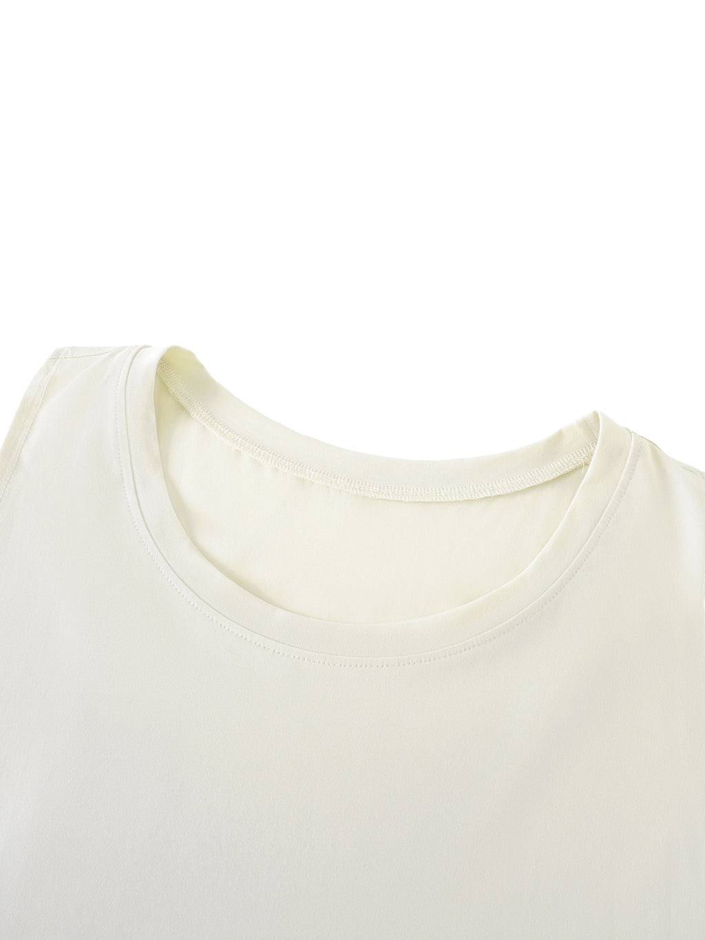 Men's Solid Colour Crewneck Tank Top