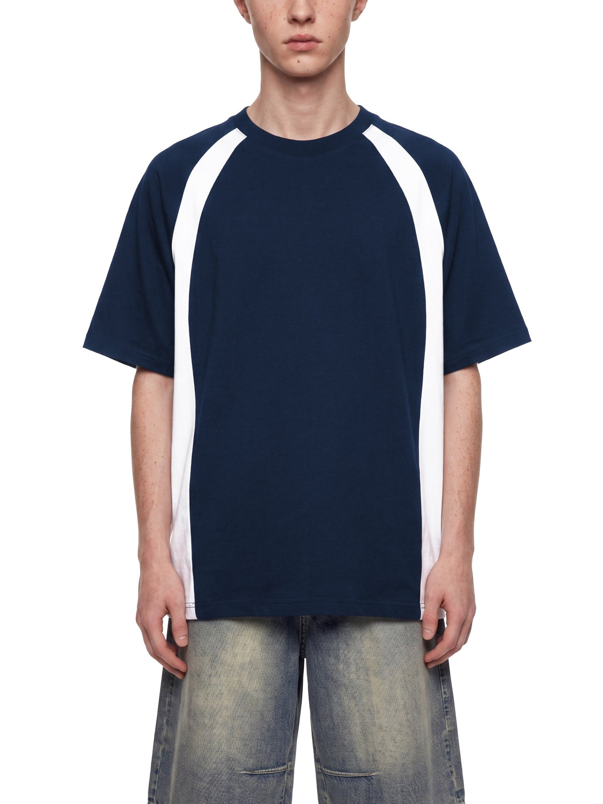 Unisex Raglan Color Block T-Shirt