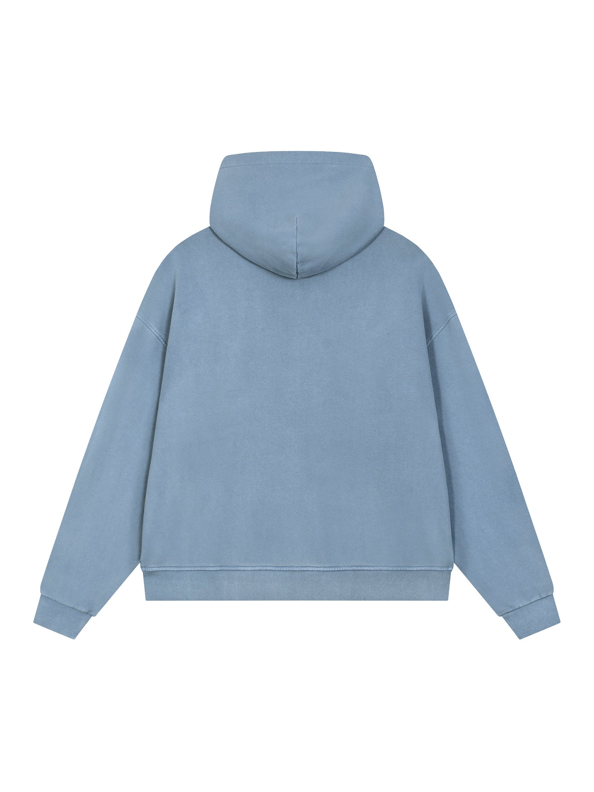 Unisex Vintage Wash Full Zip Boxy Hoodie