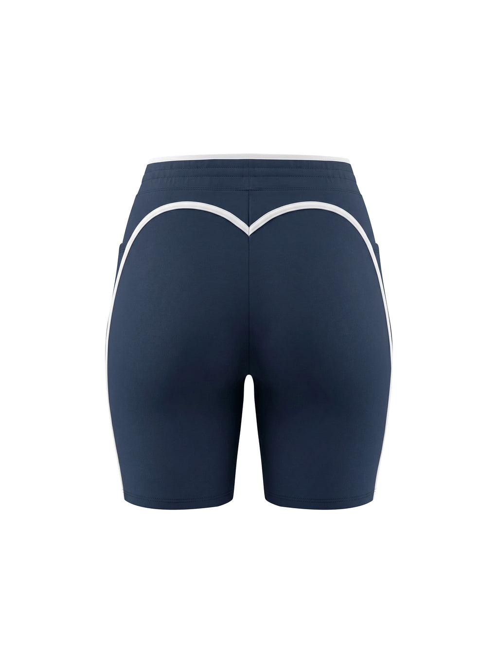 Women's High Rise Color Block Yoga Shorts