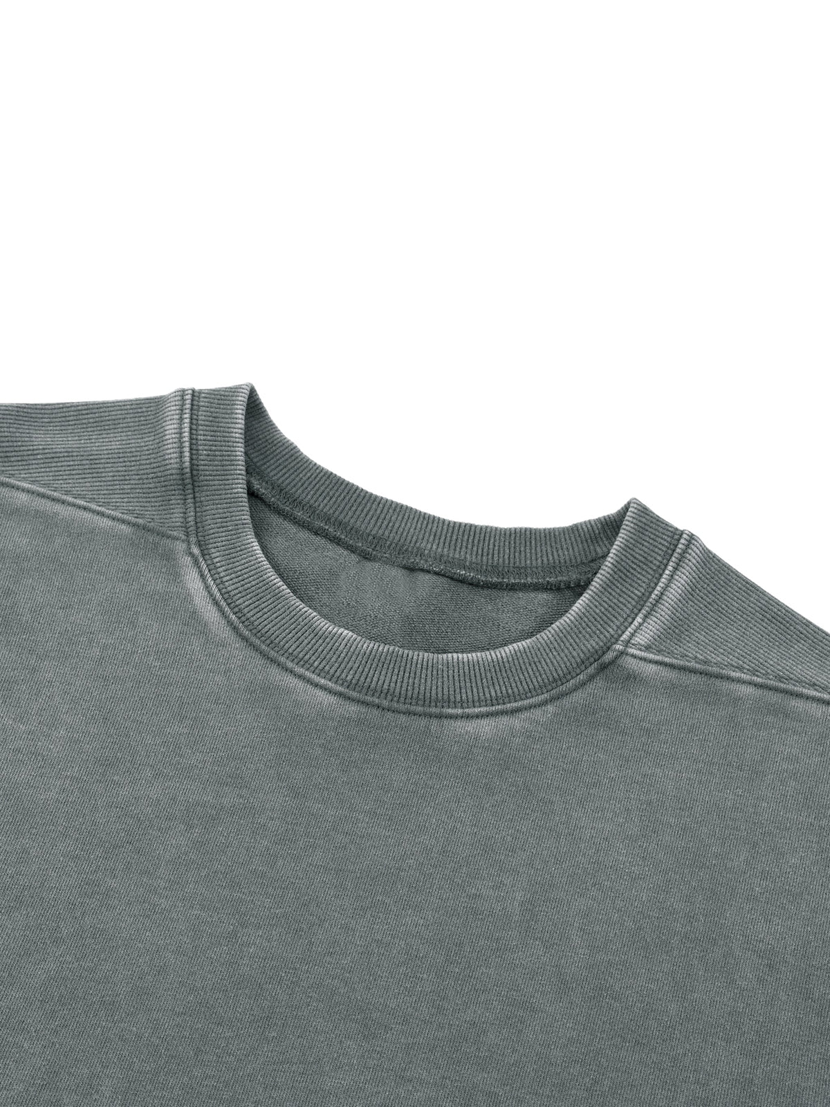 Unisex Mineral Wash Boxy Raw Edge T-Shirt