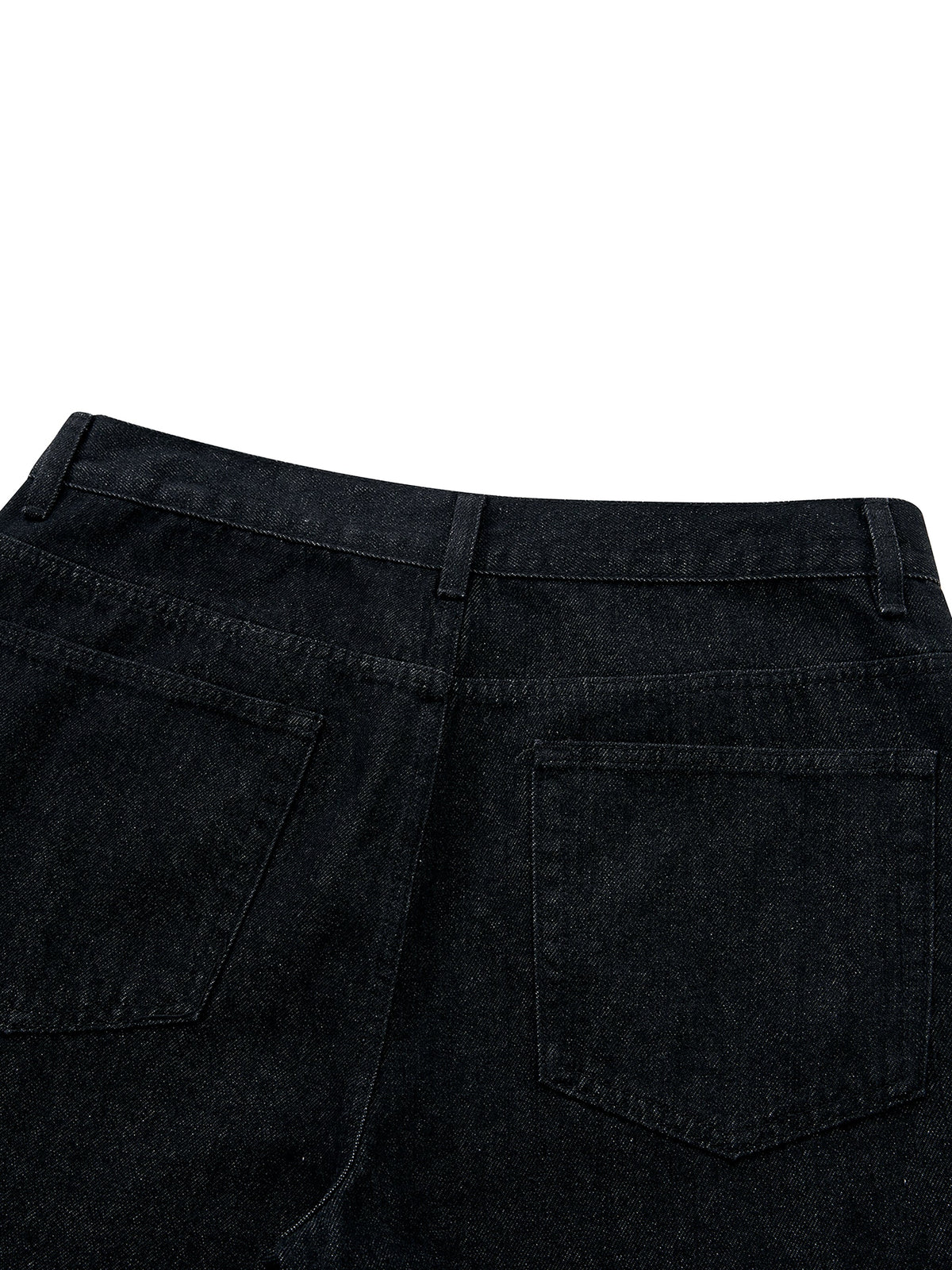 Men's Vintage Wash Wide Leg Denim Jeans