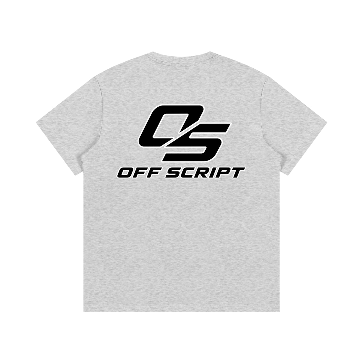 One Nation Essential Cotton T-Shirt - Flower Gray back product view