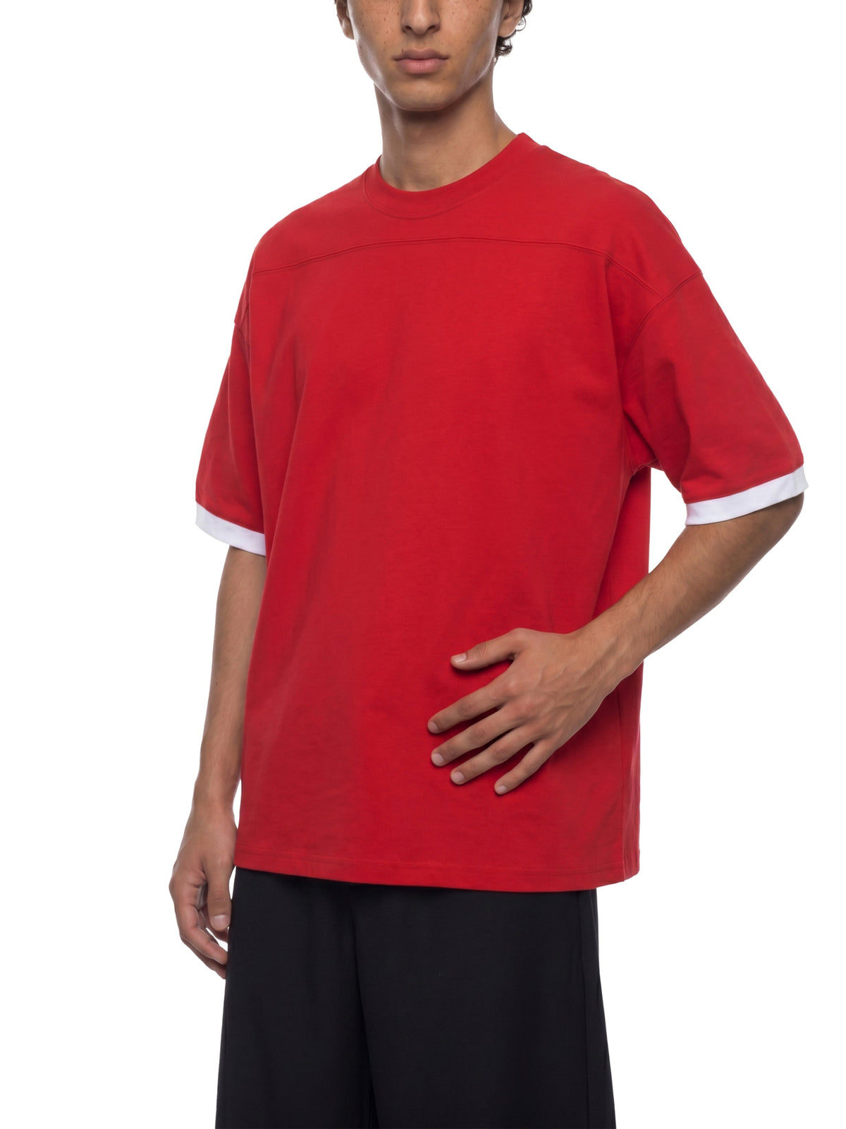 Unisex Colour Block Drop Shoulder T-Shirt