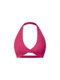 Women's Pleated Halter Sports Bra