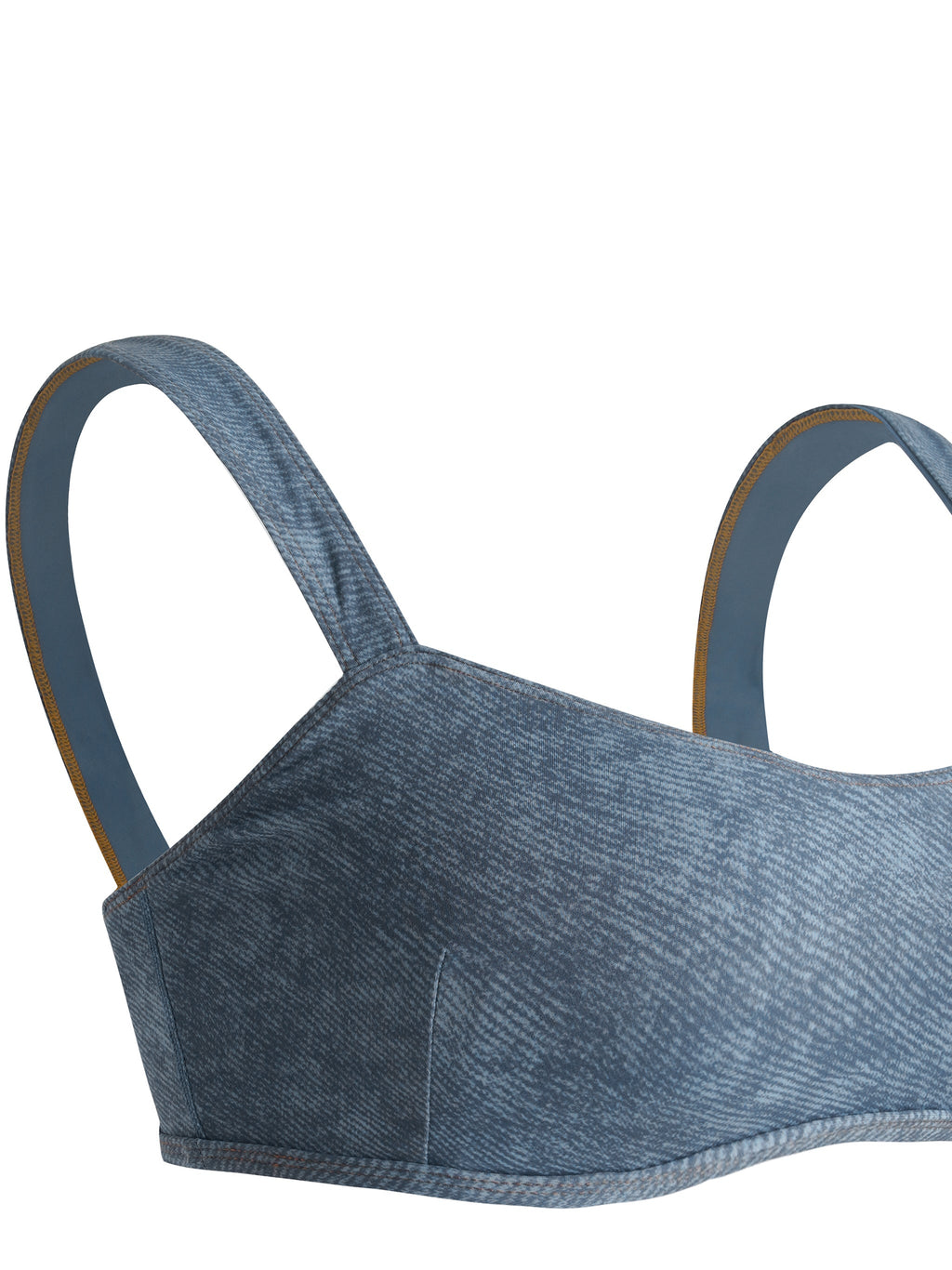 Women's Faux Denim Sports Bra
