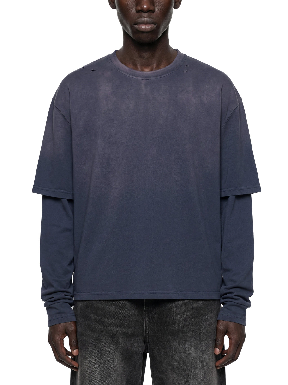 Unisex Vintage Wash Layered T-Shirt