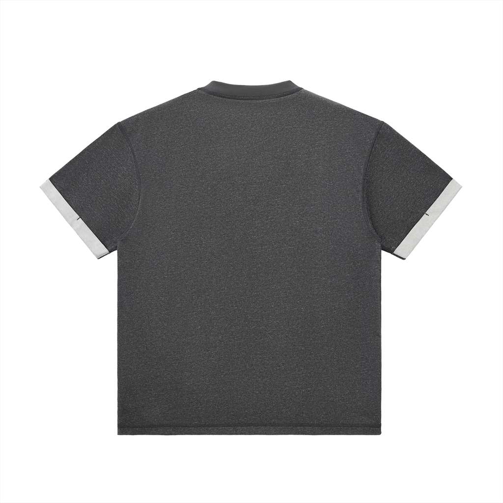 Unisex Contrast-Cuff T-Shirt gallery view