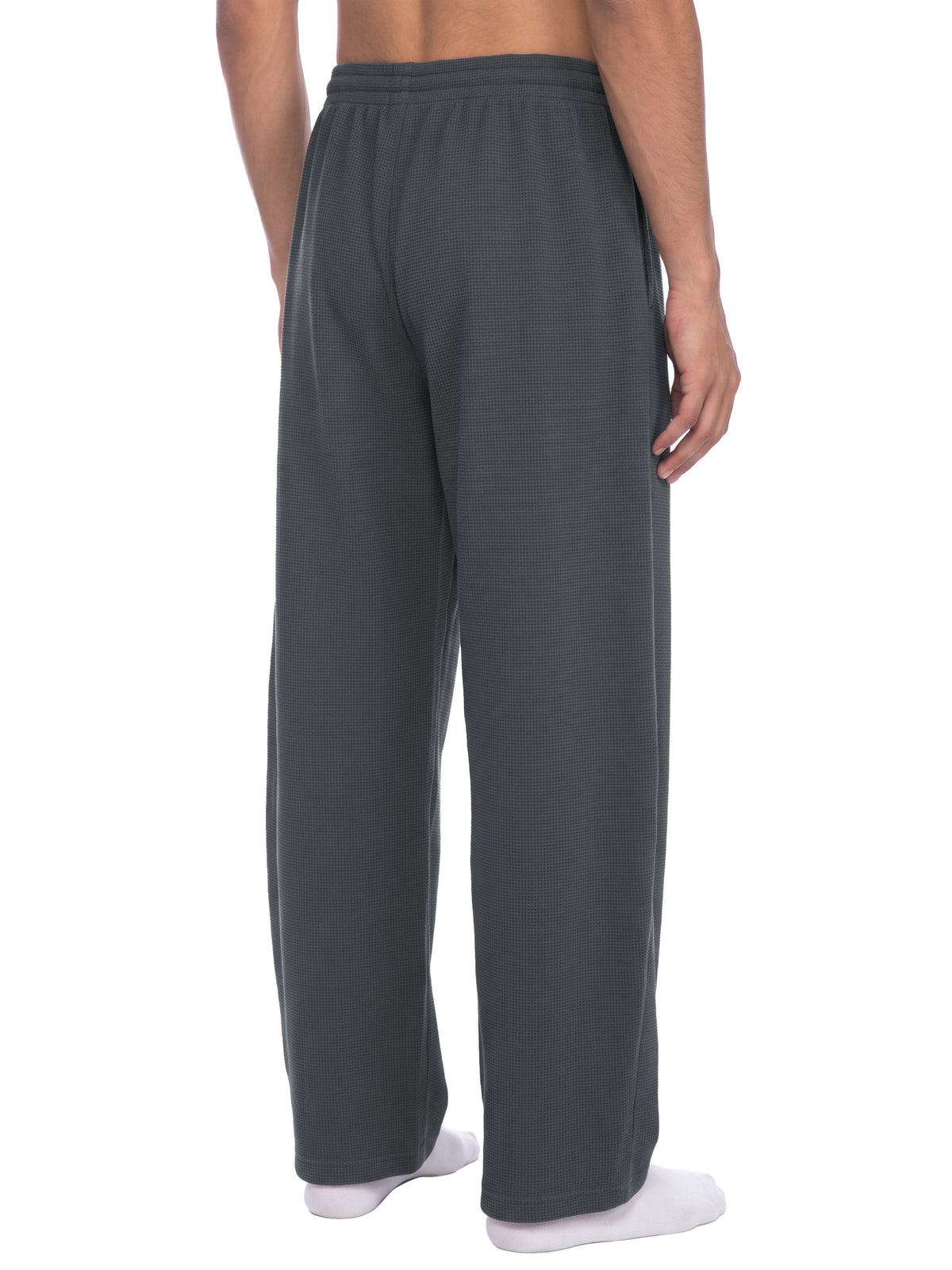 Unisex Waffle Barrel Leg Pants
