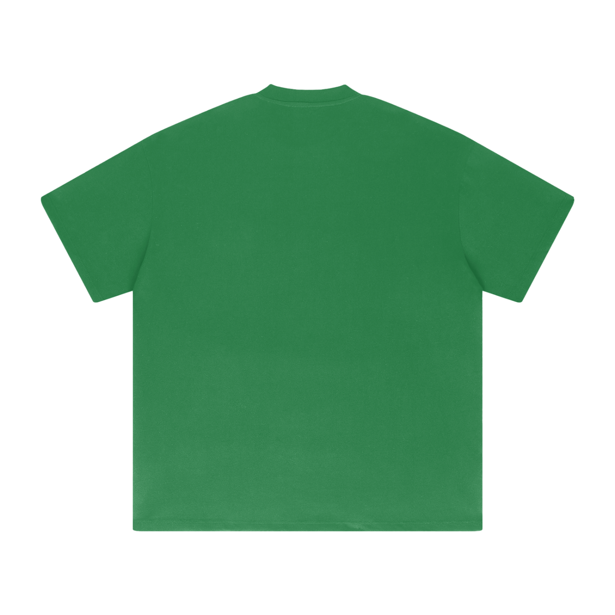 Fruit Green Heavyweight Drop Shoulder T-Shirt back product view