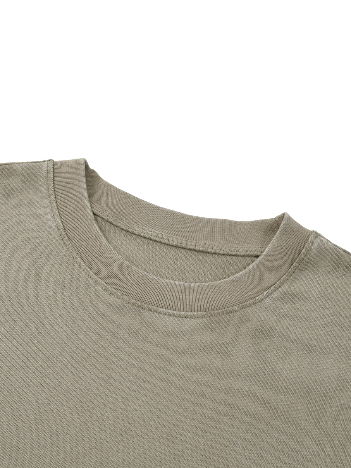 Unisex Mineral Wash Raw Hem Boxy T-Shirt