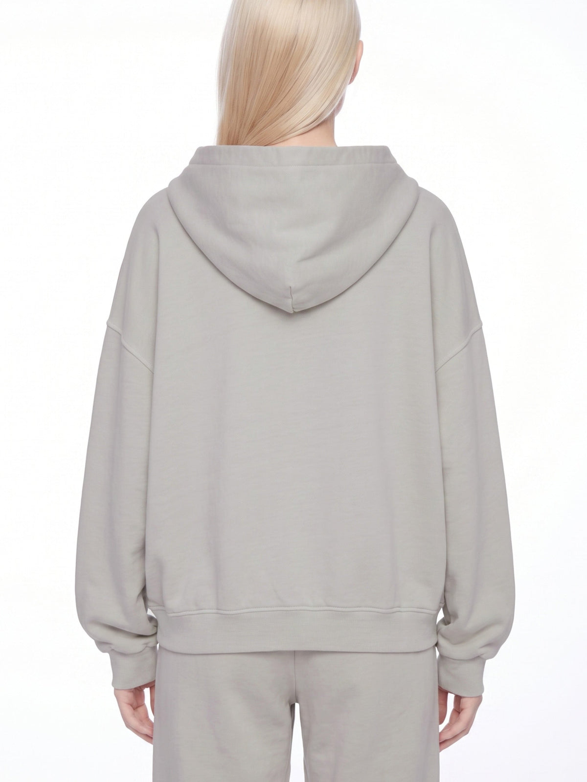 Unisex Vintage Wash Full Zip Boxy Hoodie