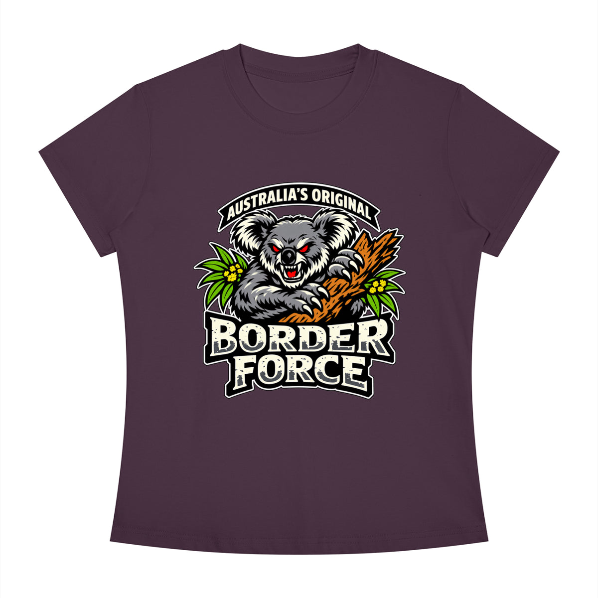 Drop Bear Women's Slim Fit Crewneck T-Shirt