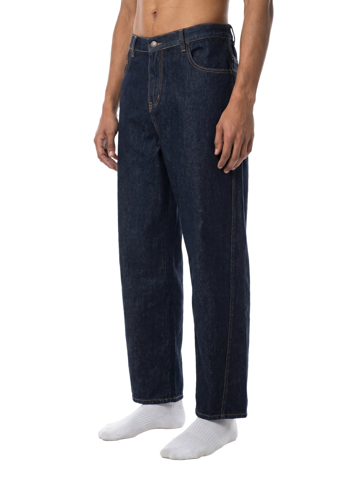 Men's Vintage Wash Barrel Leg Jeans