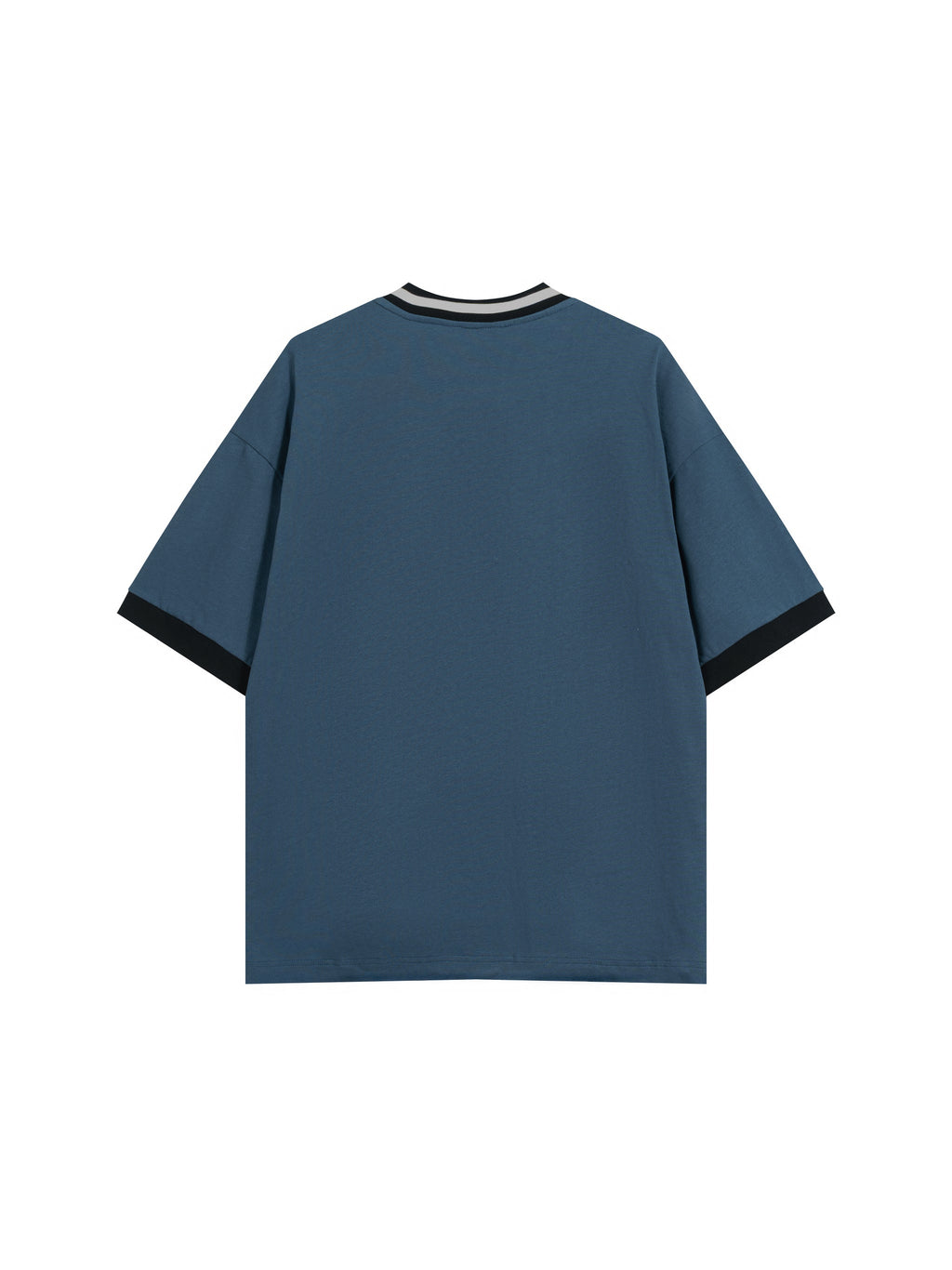 Unisex Color Block V-Neck T-Shirt