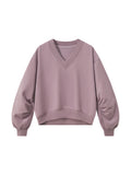 Women’s Crop V-Neck Sweatshirt