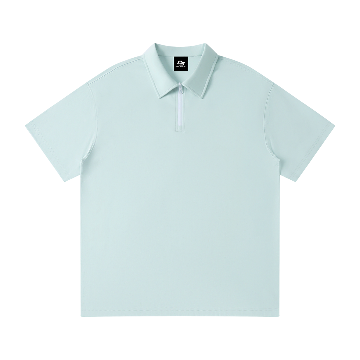 Unisex Quarter-Zip Polo Shirt