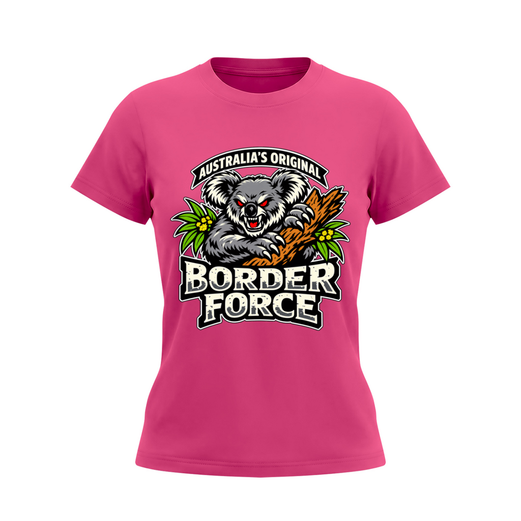 Drop Bear Women's Slim Fit Crewneck T-Shirt