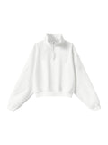 Women’s Loose Fleece Quarter-Zip Sweatshirt