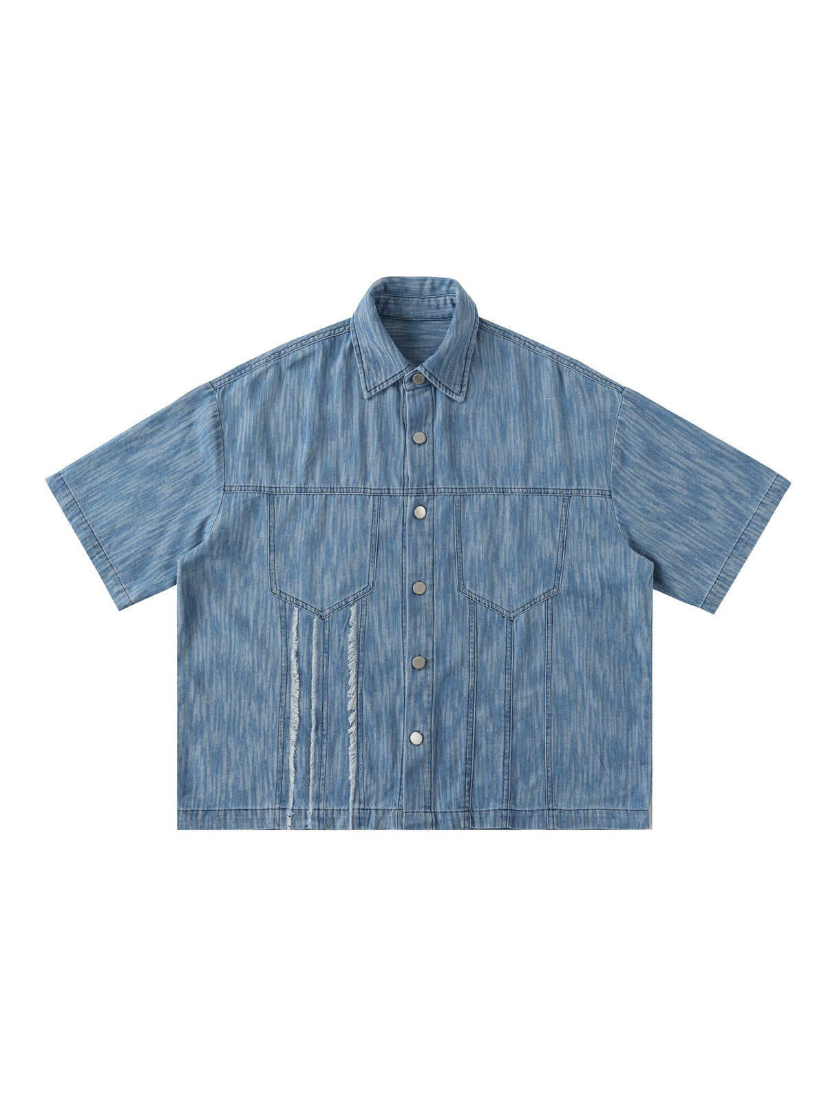 Distressed Wash Short Sleeve Shirt