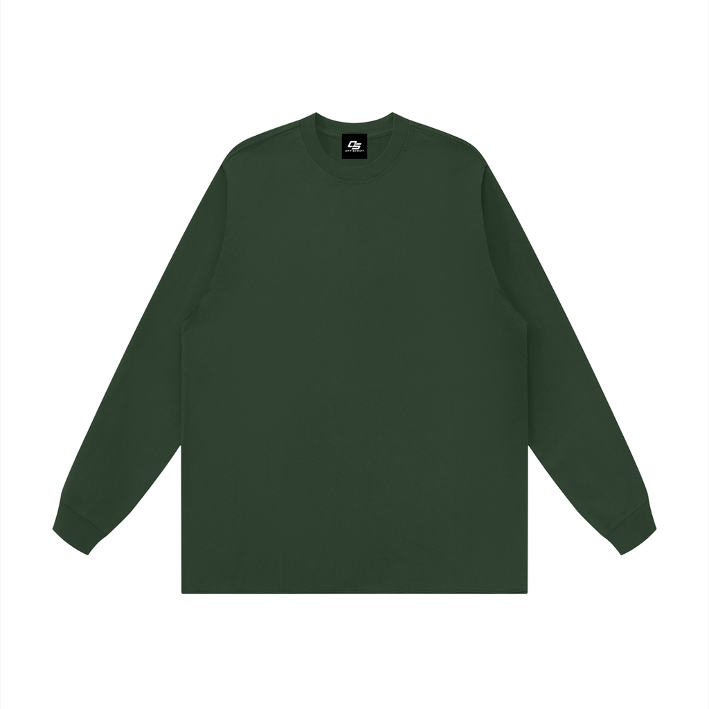Unisex Raw Hem Long Sleeve T-Shirt