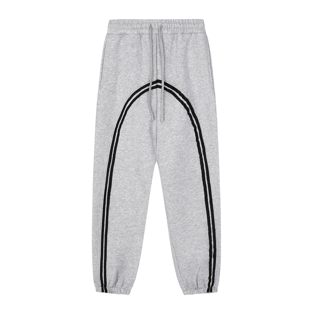 Unisex Sun-Fade Contrast-Tape Fleece Jogger Sweatpants product image
