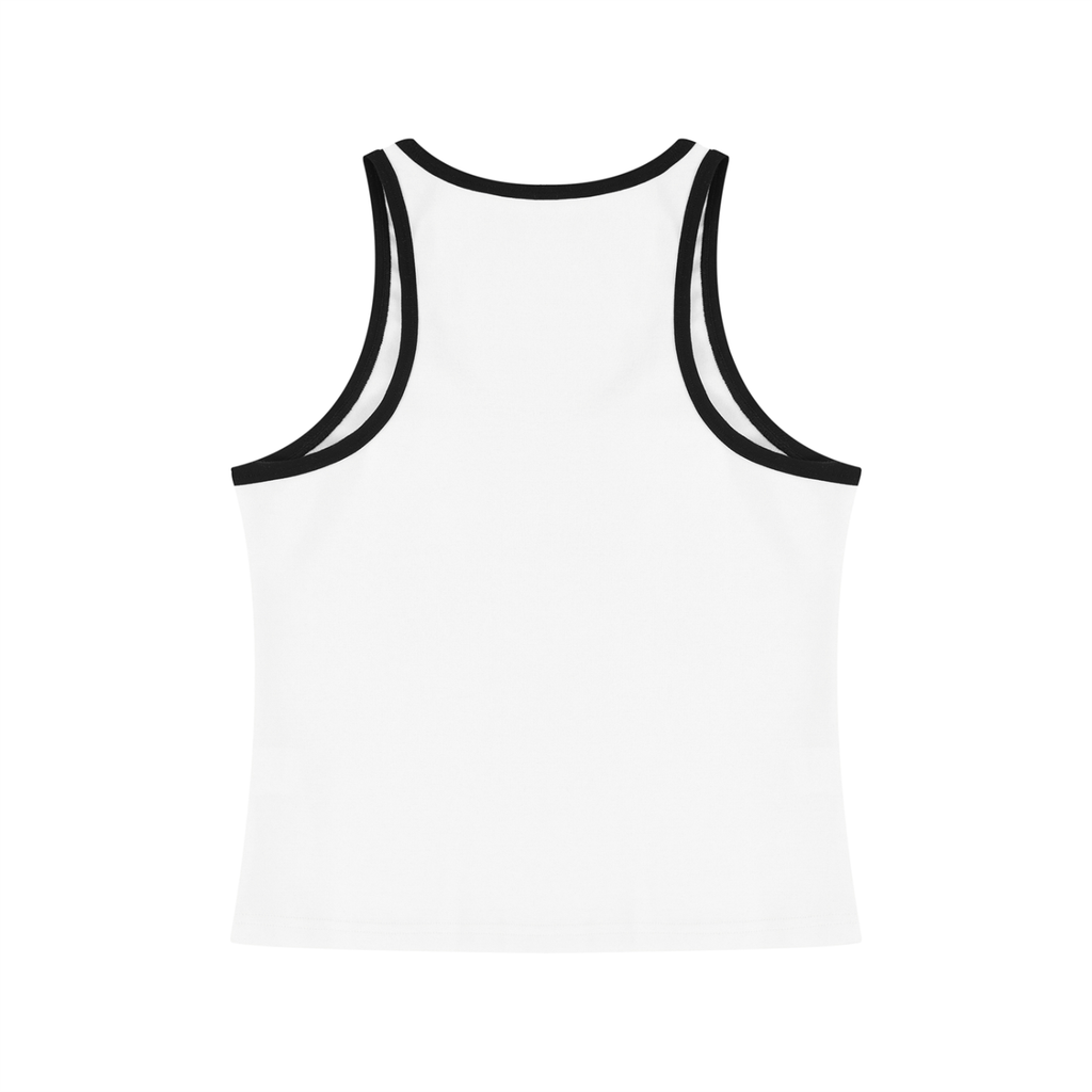 Women's Color Block Cropped Tank Top