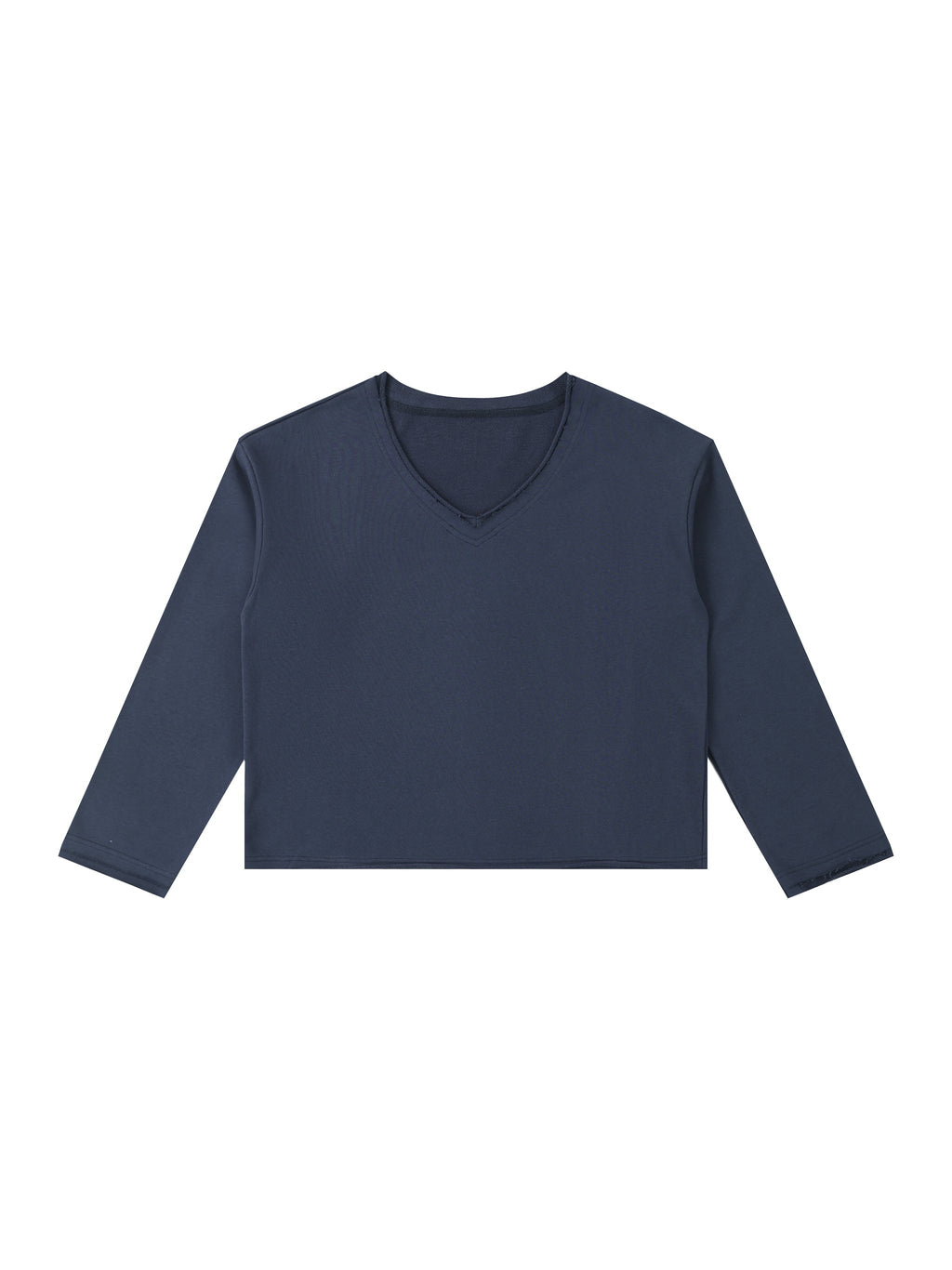 Women's Raw Hem Long Sleeve T-Shirt