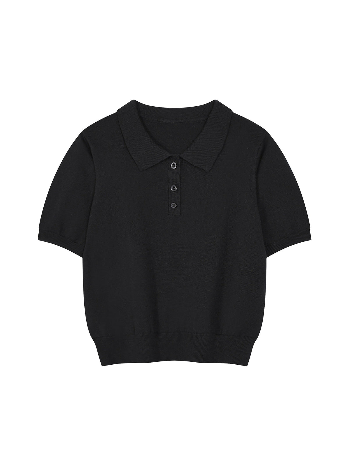 Women’s Knit Cotton Polo Shirt