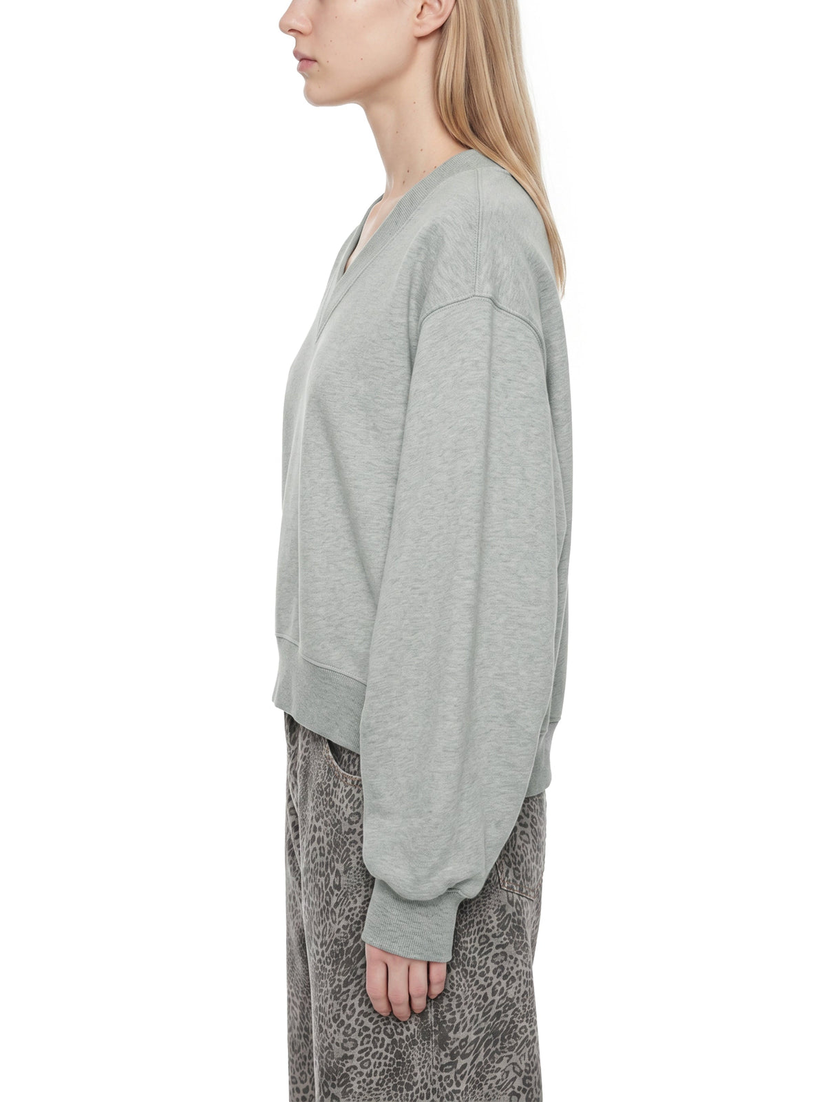 Women’s Crop V-Neck Sweatshirt