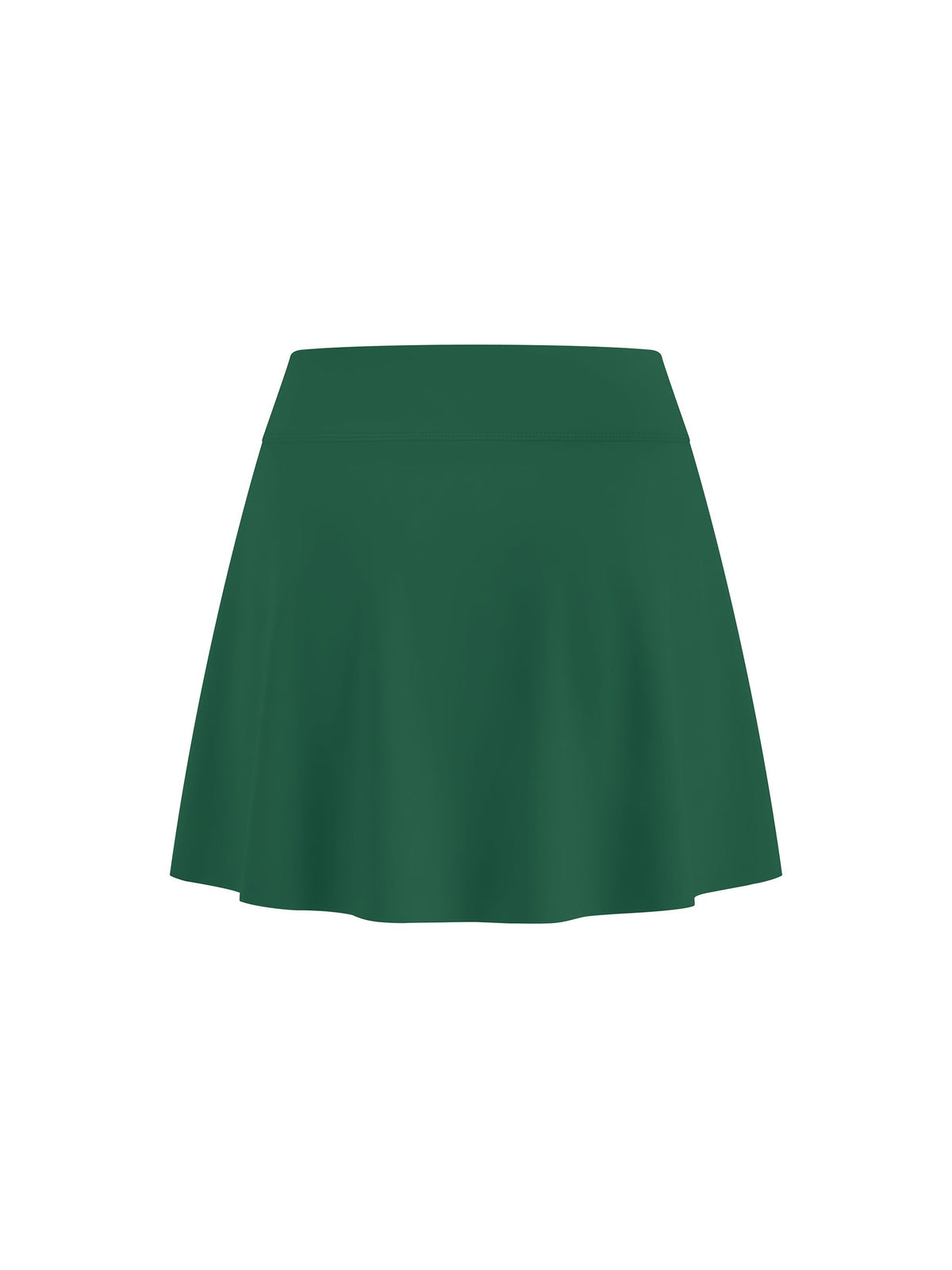 Women's A-Line Contrast Panel Slit Skirt