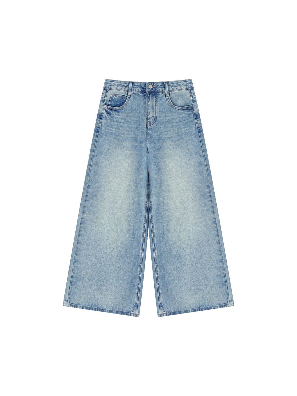Women’s Vintage Wash Wide Leg Jeans