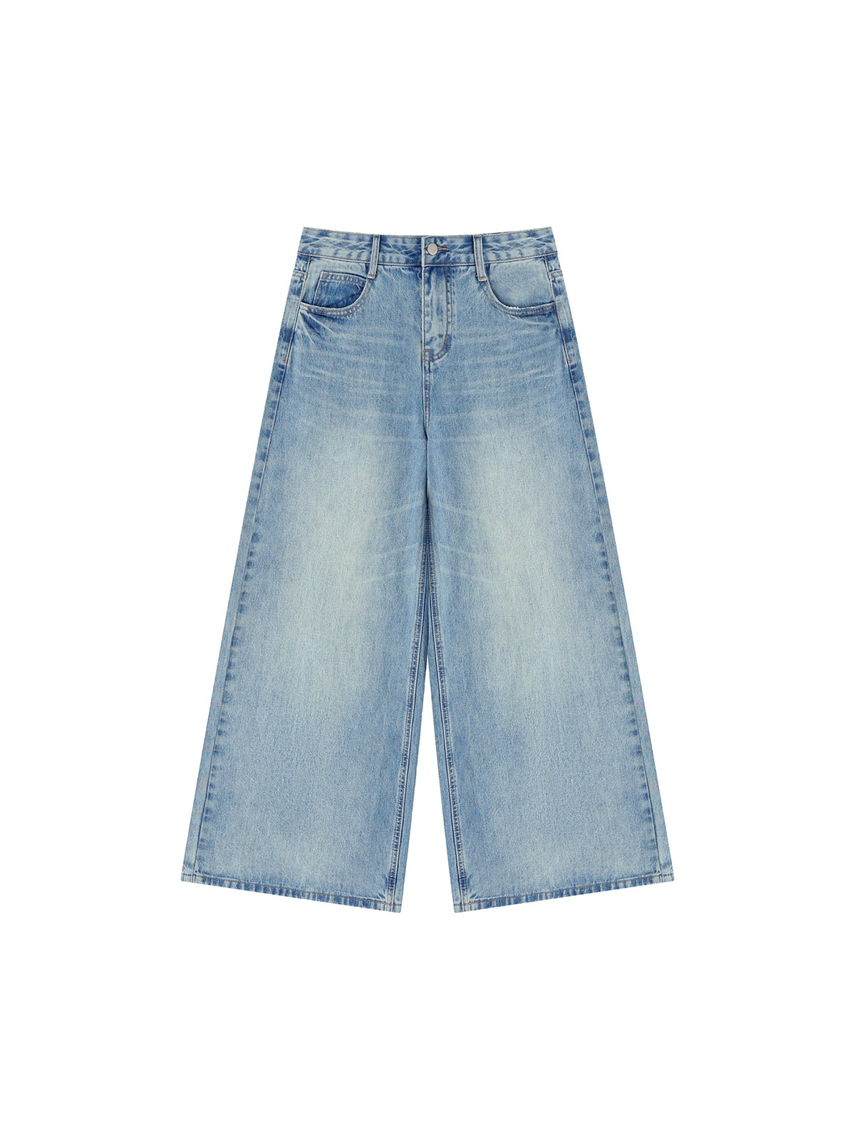 Women’s Vintage Wash Wide Leg Jeans