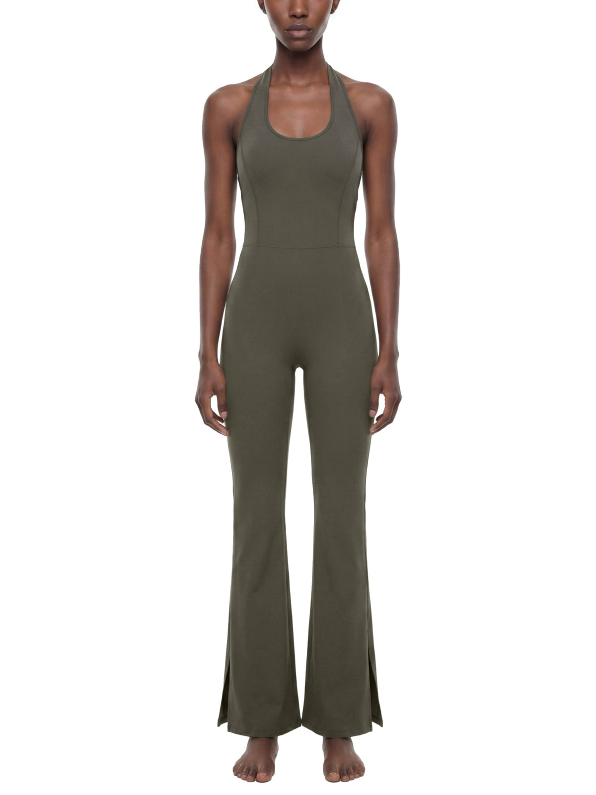 Women’s Halter Flared Jumpsuit