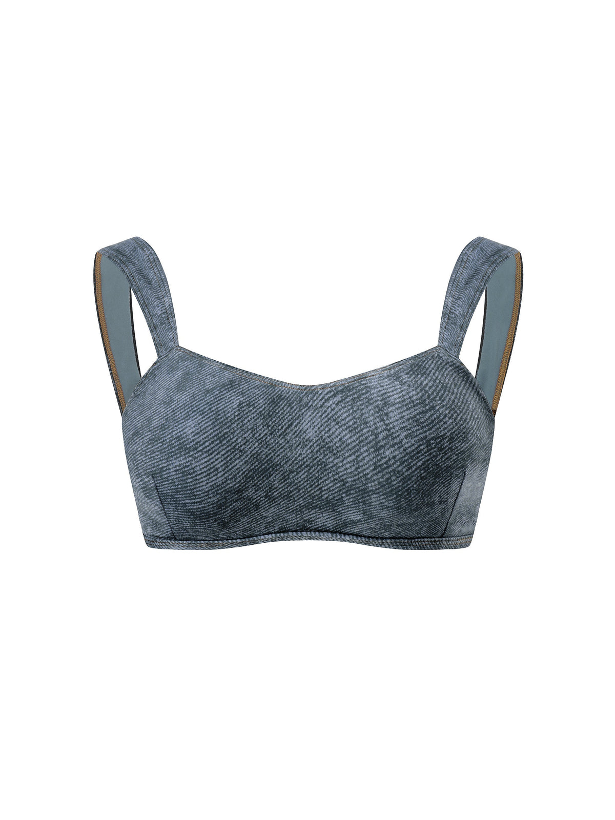 Women's Faux Denim Sports Bra