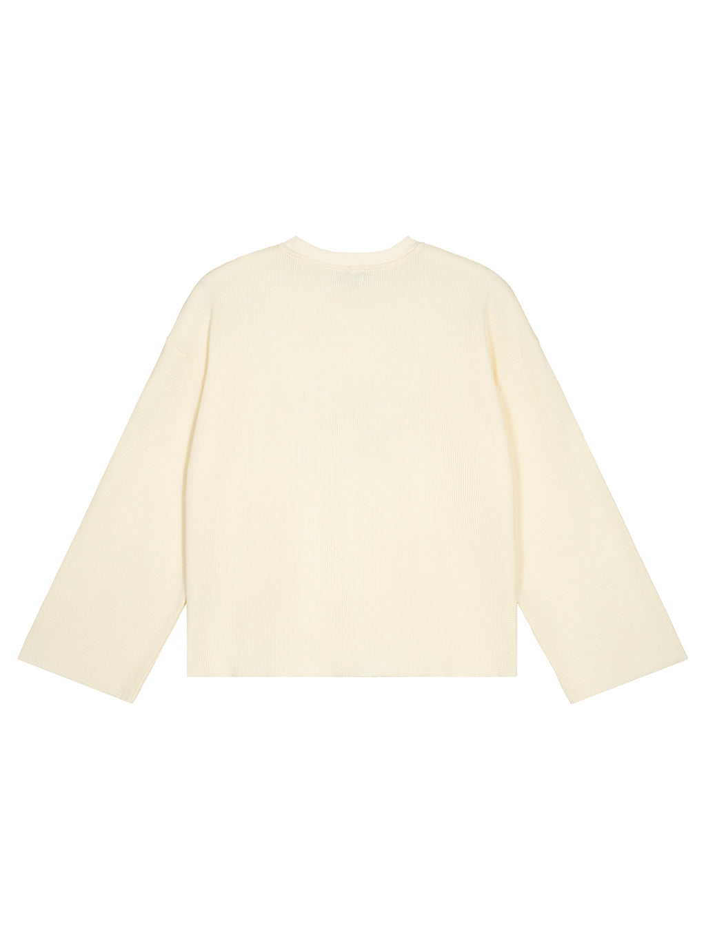 Unisex Waffle Raw Edge T-Shirt