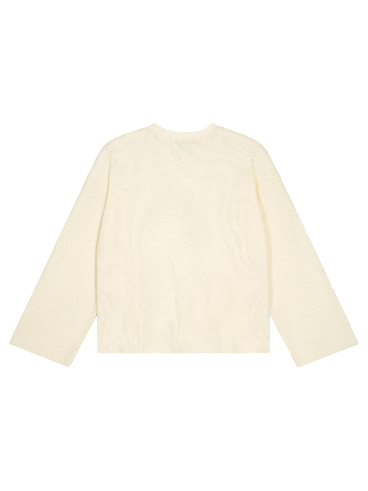 Unisex Waffle Raw Edge T-Shirt